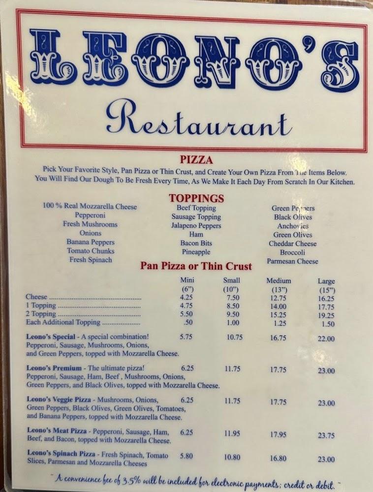 Leono's Menu image 2