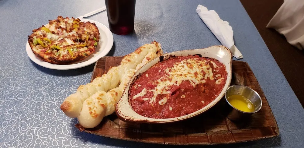 Superghetti and Personal Premium Pizza